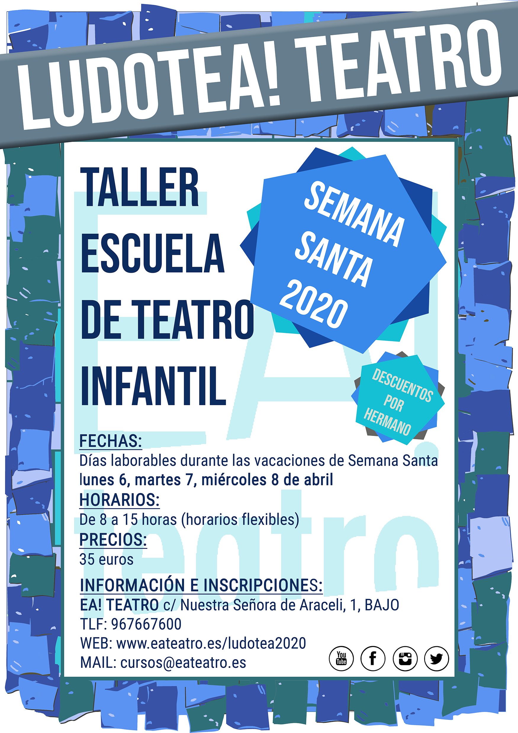 Lee más sobre el artículo LUDOTEA! Escuela-Taller de Teatro Infantil de Ea! Teatro