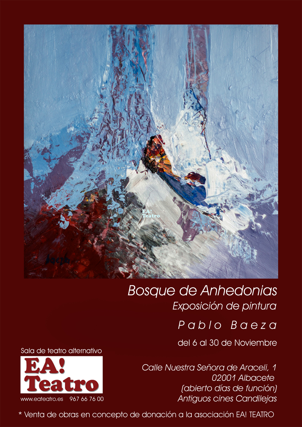 Lee más sobre el artículo Exposición de pintura «Bosque de Anhedonias» de Pablo Baeza