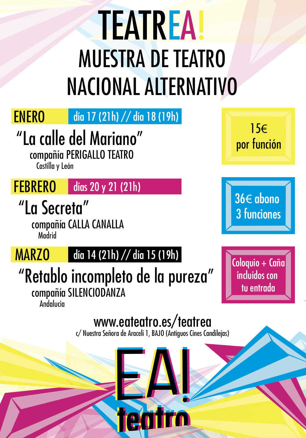 Lee más sobre el artículo TEATREA! Muestra de Teatro Nacional Alternativo