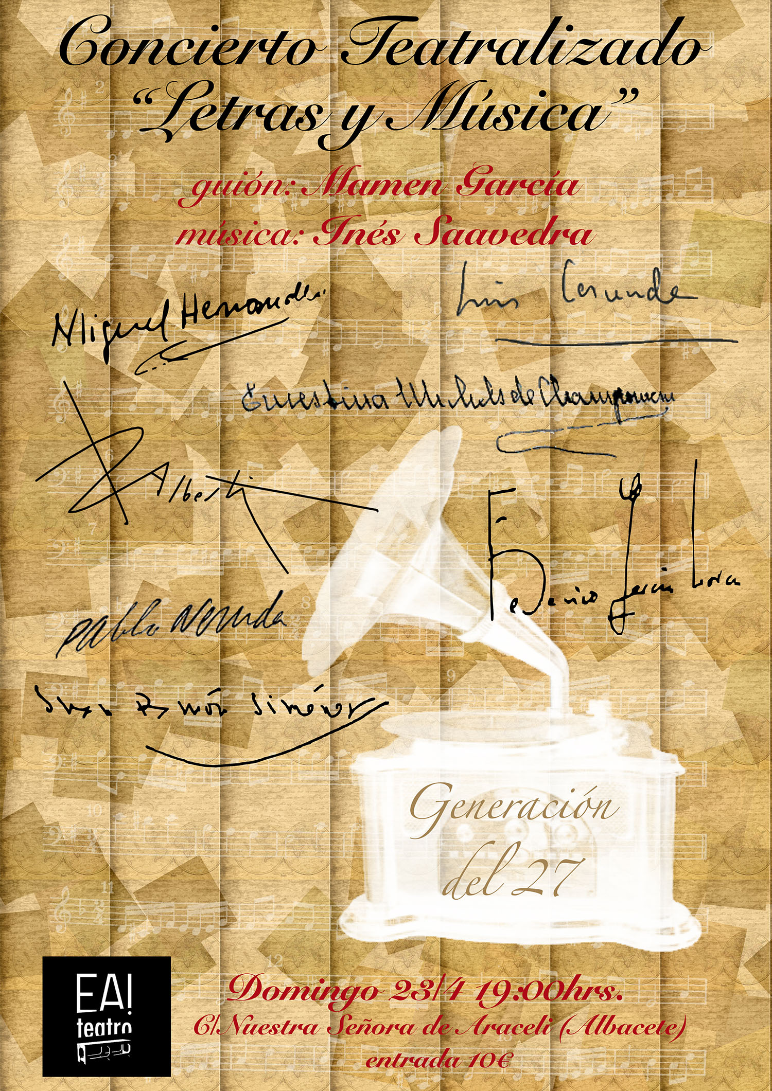 Lee más sobre el artículo Letras y música, Generacion del 27