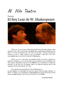 El Rey Lear @ Ea! Teatro