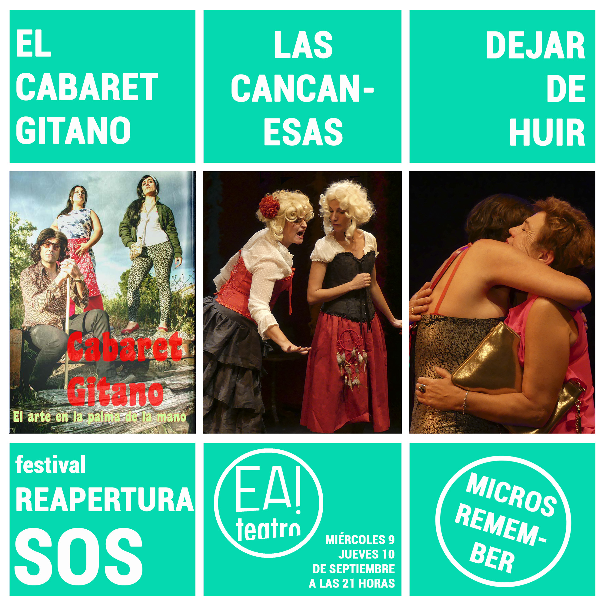 Lee más sobre el artículo MICROS REMEMBER: «CABARET GITANO», «LAS CANCANESAS» Y «DEJAR DE HUIR»