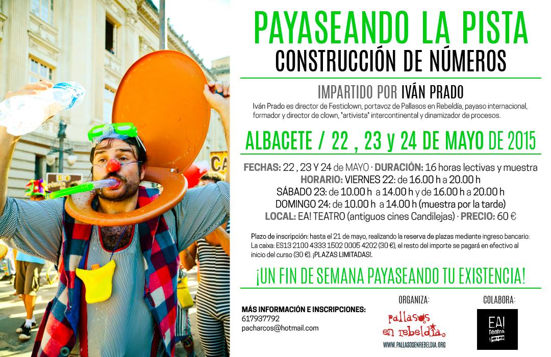 Lee más sobre el artículo Curso de Clown: Iván Prado