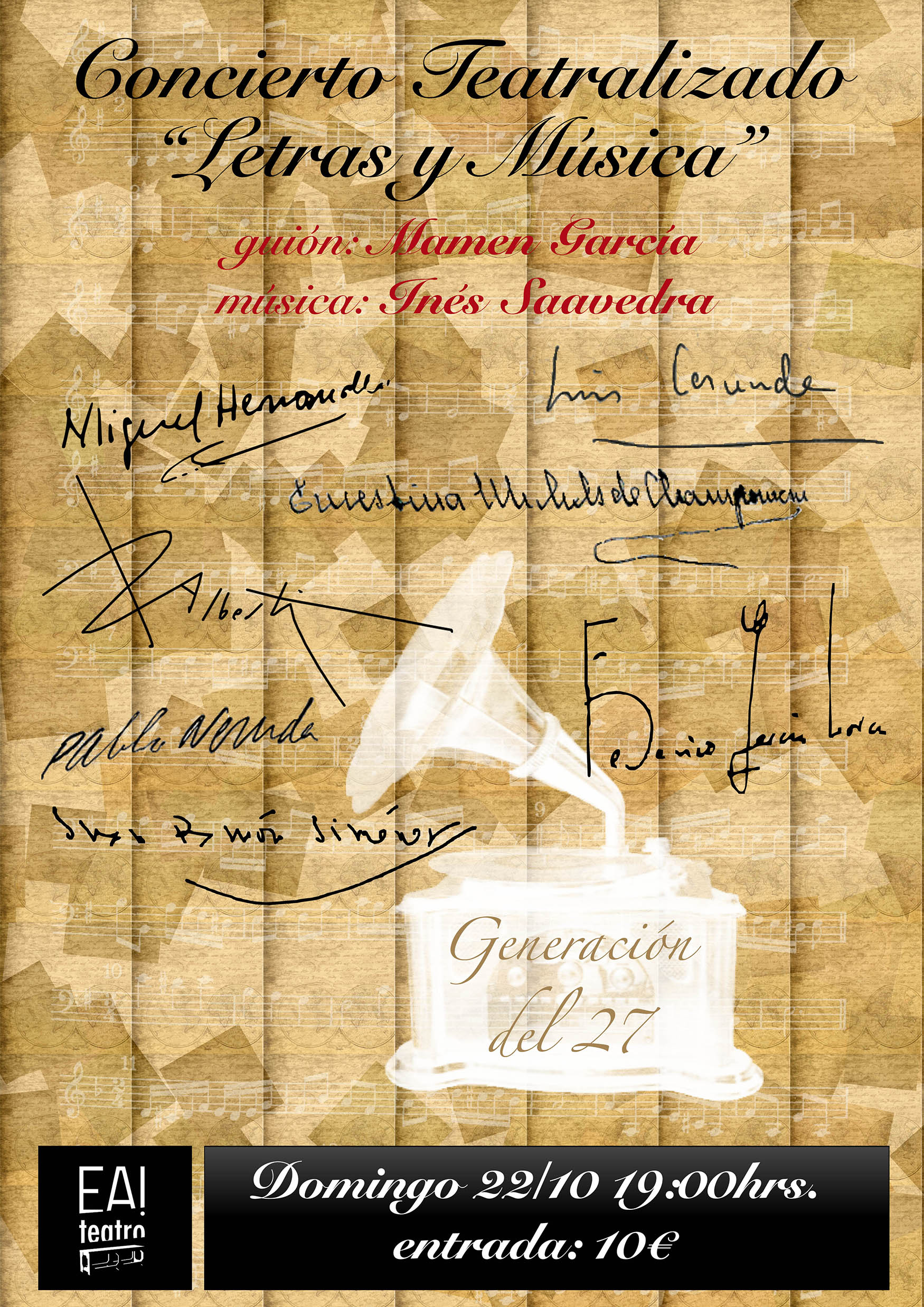 En este momento estás viendo Letras y música, Generacion del 27