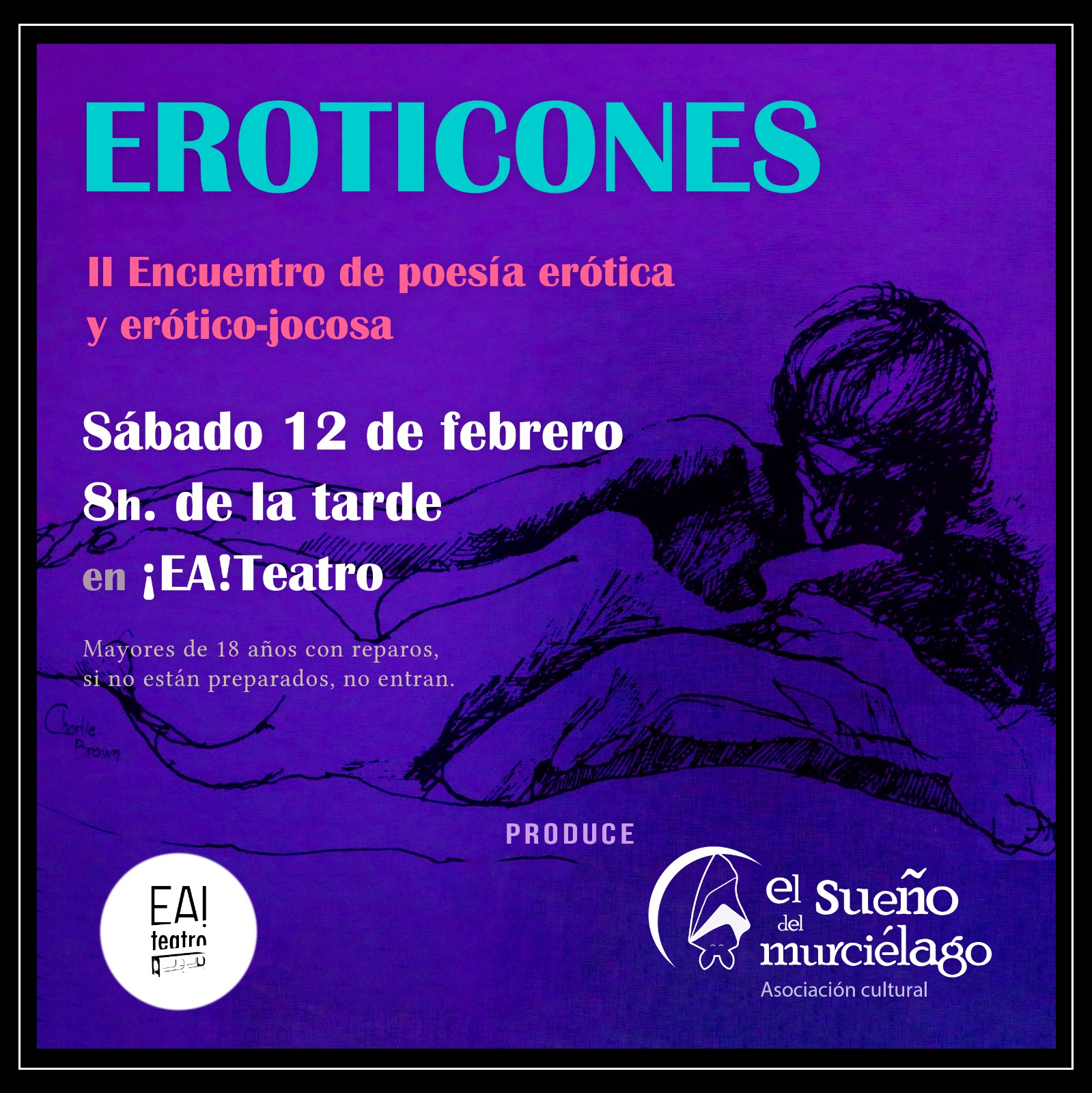 Lee más sobre el artículo EROTICONES -Recital de Poesía Erótica-