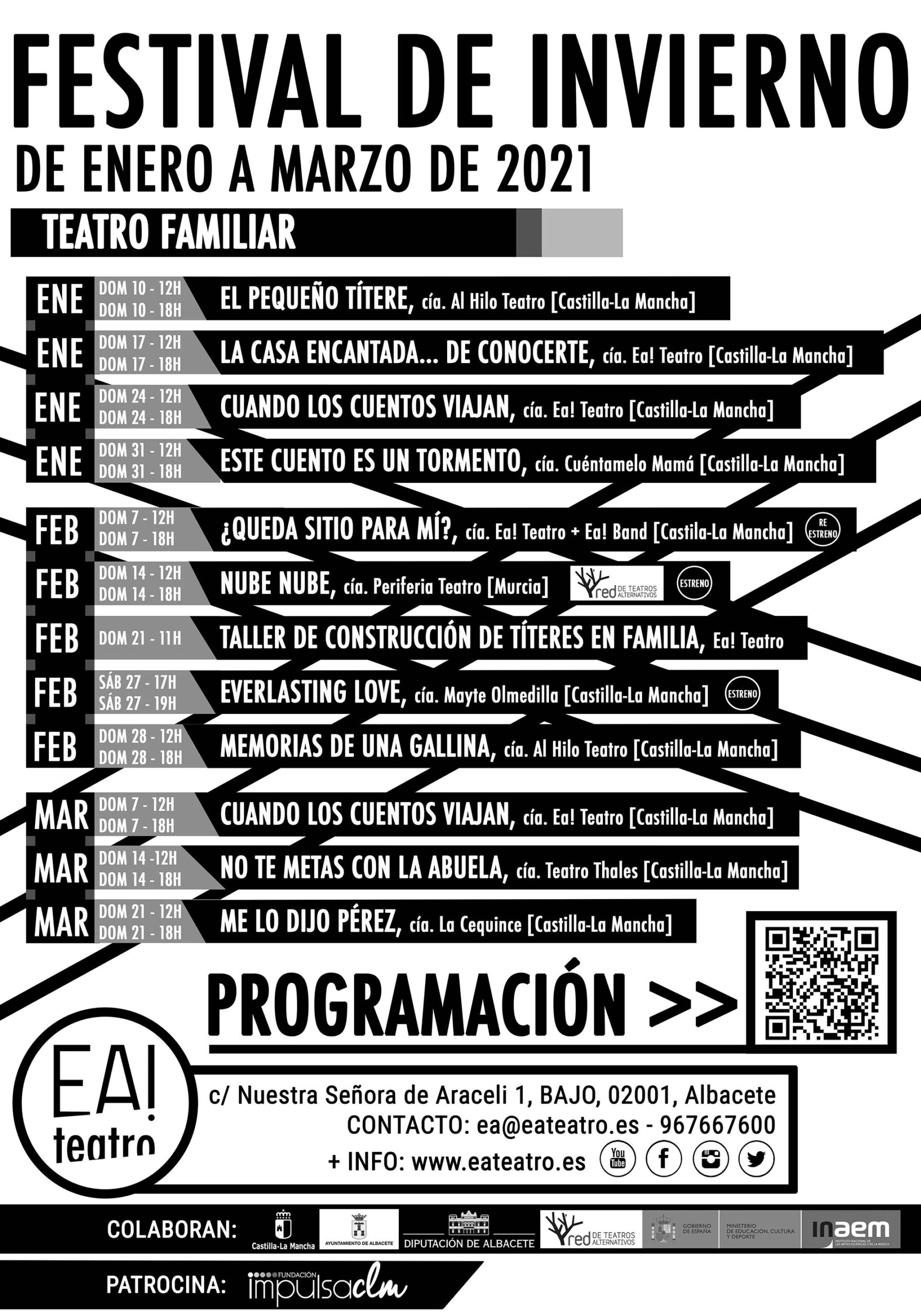 En este momento estás viendo FESTIVAL DE INVIERNO TEATRO FAMILIAR