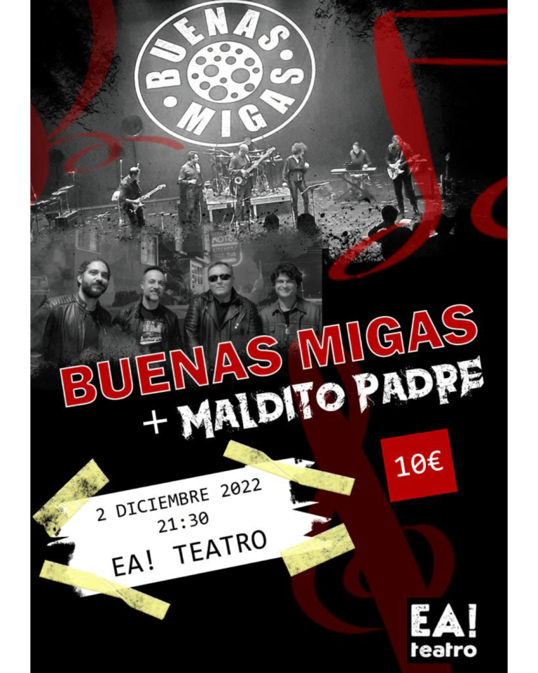 Concierto Jazz y Rock – Buenas Migas Albacete – EA! Teatro 02/12/22 21:30