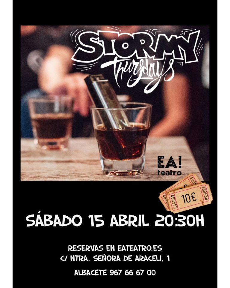 Concierto Stormy Thusdays – SÁB 15 ABRIL 20:30 EA! Teatro Albacete