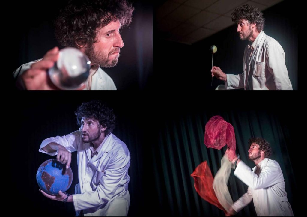 Dr. Astrognomillo - Juánfer Sáez - Un espectáculo de circo, ciencia y clown. EA! Teatro Albacete