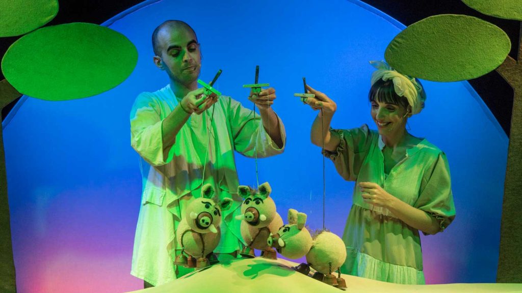 JaJiLé el cerdito verde azul - La Carreta Teatro - EA Teatro Albacete